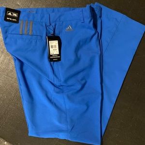 Adidas mens golf pants 36x34 NWT blue